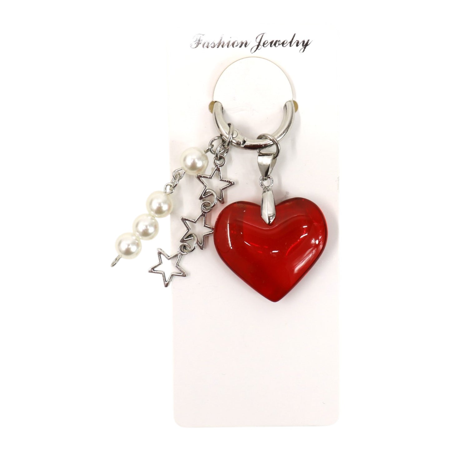 Double Sided Heart Keychain KC511-86 (12PC)