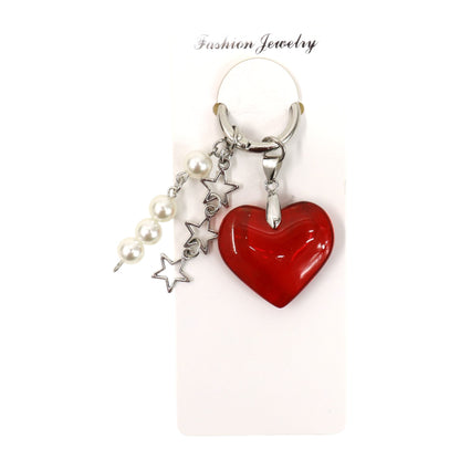 Double Sided Heart Keychain KC511-86 (12PC)