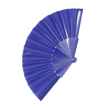 Solid Color Hand Held Folding Fan JF6323-1! (12PC)