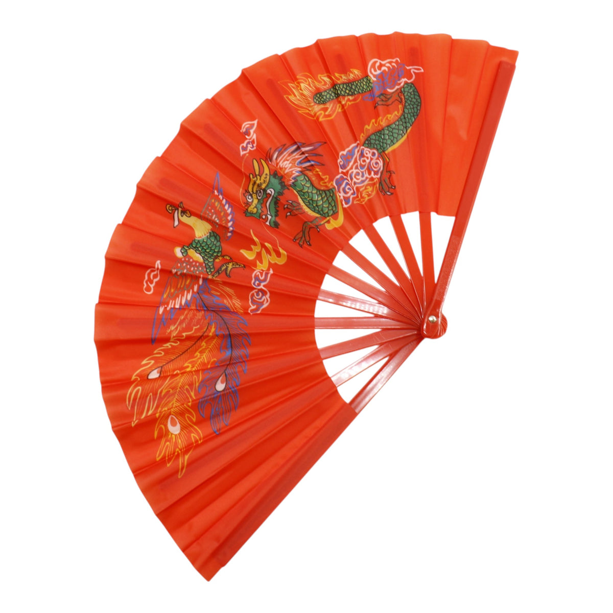 Dragon Large Traditional Perigon Line Dance Folding Fan 0640 (12PC)