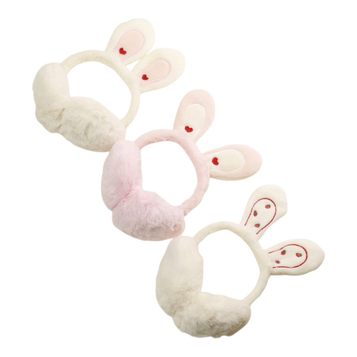 Winter Earmuffs Cute Bunny Ears Warmers Winter Headband SS6812-40 (12PC)