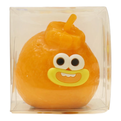 Goofy Smile Orange Tangerine Fluffy Slime Filled TPR Squishy Toy JT6831-11 (12PC)