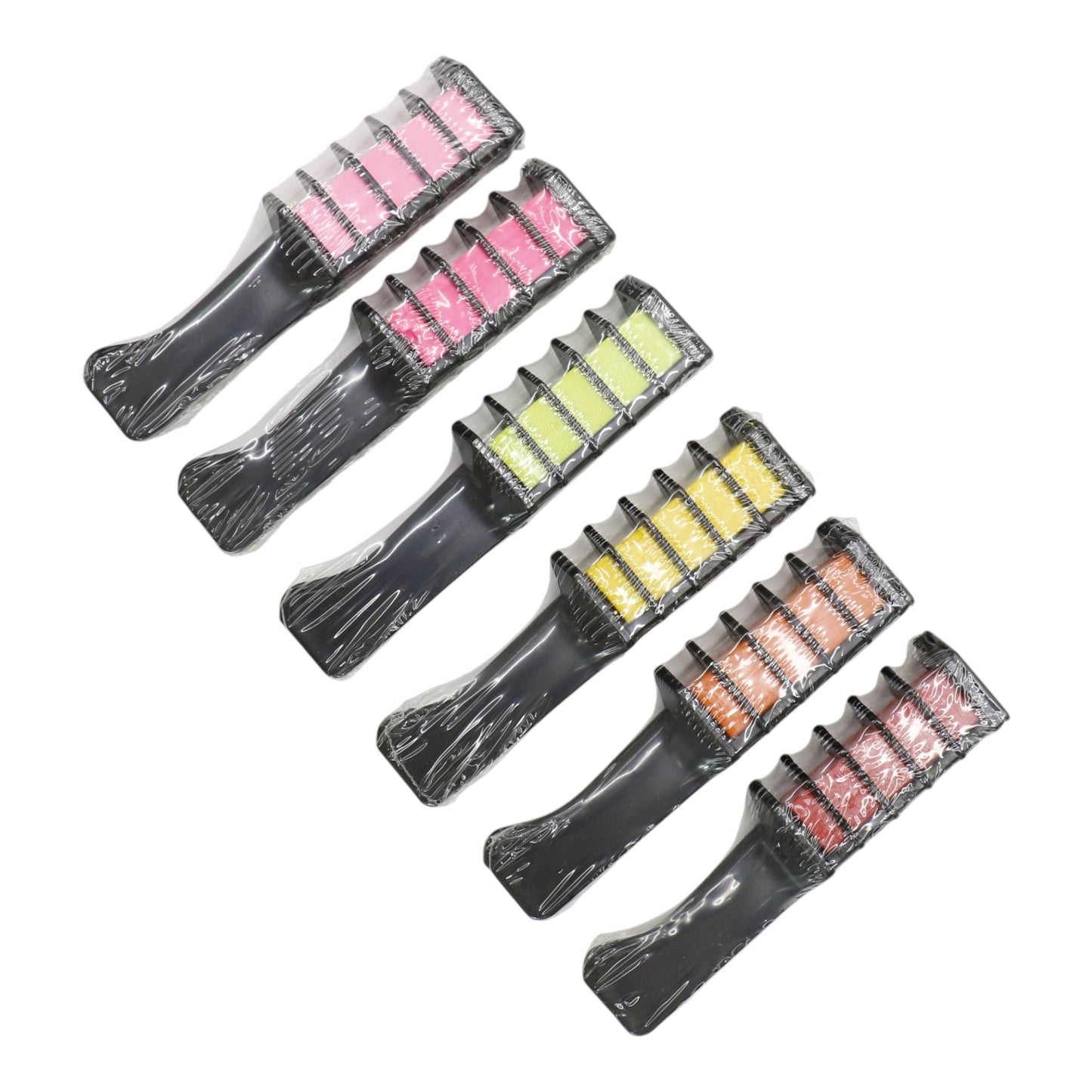 Temporary Hair Color Chalk Comb DM4127-5 (12PC)