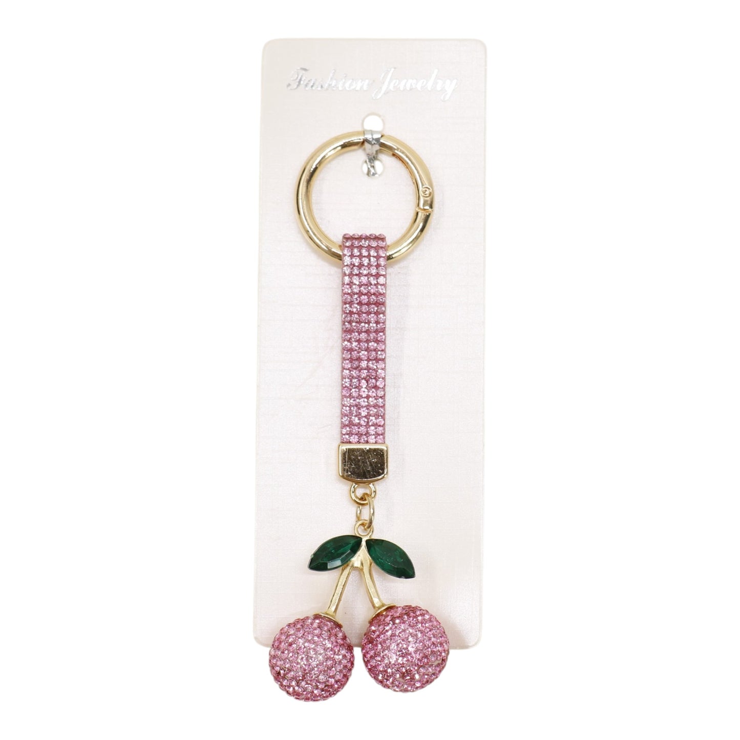 Cherry Rhinestone Keychain and Bag Charm JK6228-3 (12)