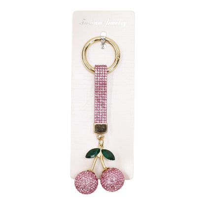 Cherry Rhinestone Keychain and Bag Charm JK6228-3 (12)