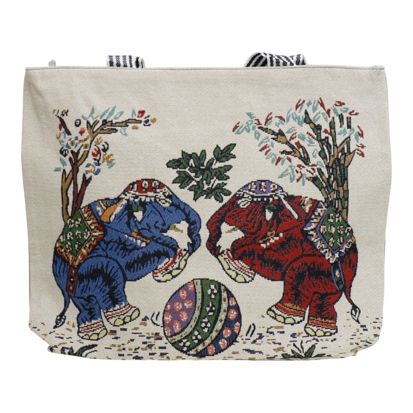 Elephant Embroidery Tote Bag BG314-8. (12PC)