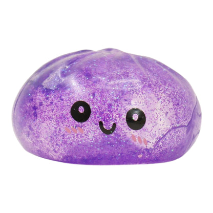 Mini Sugar Glittered Squishy Dumpling With Steamer SQ6606-6 (24PC)