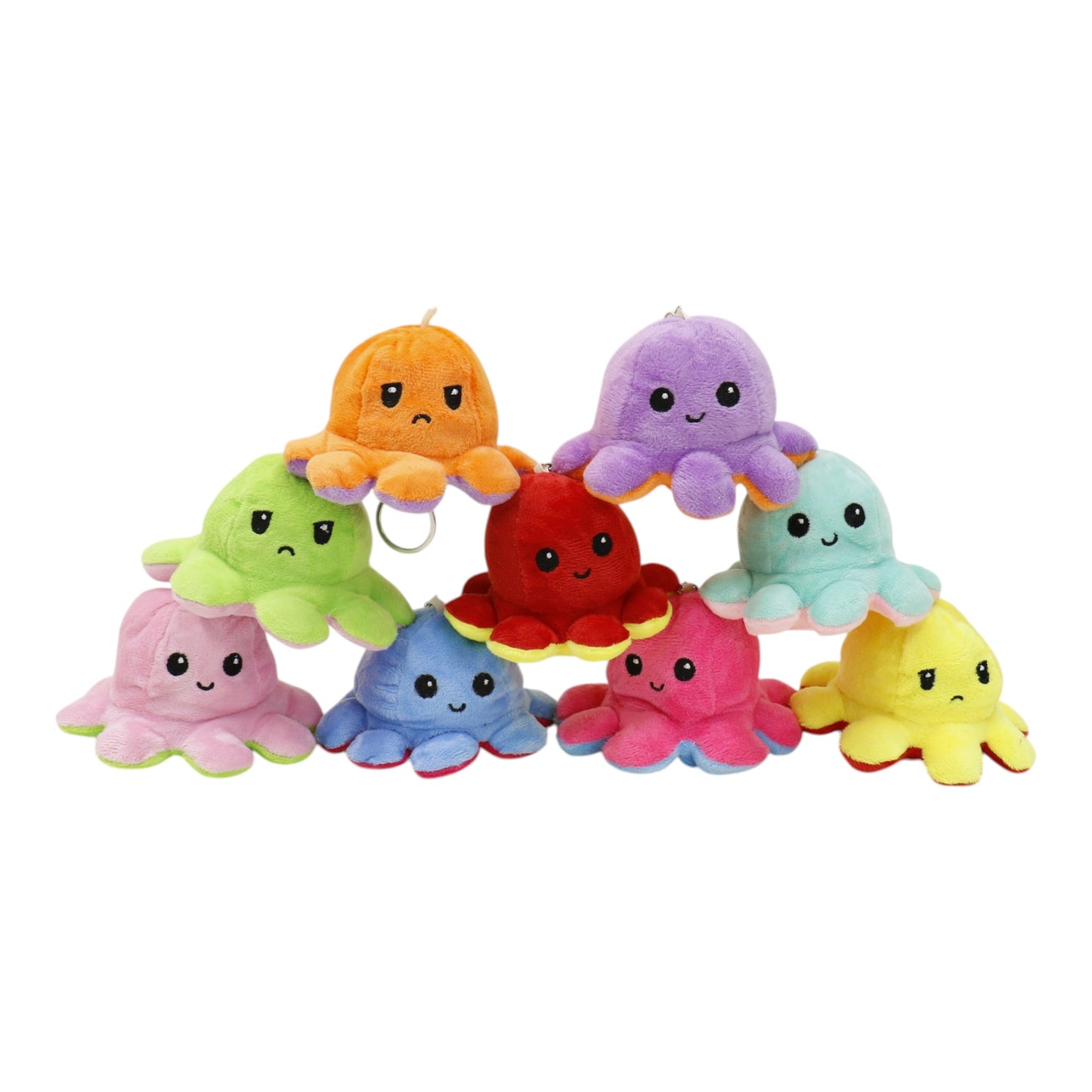 Reversible Octopus Plushie Key Chain KC1225-1. (12PC)