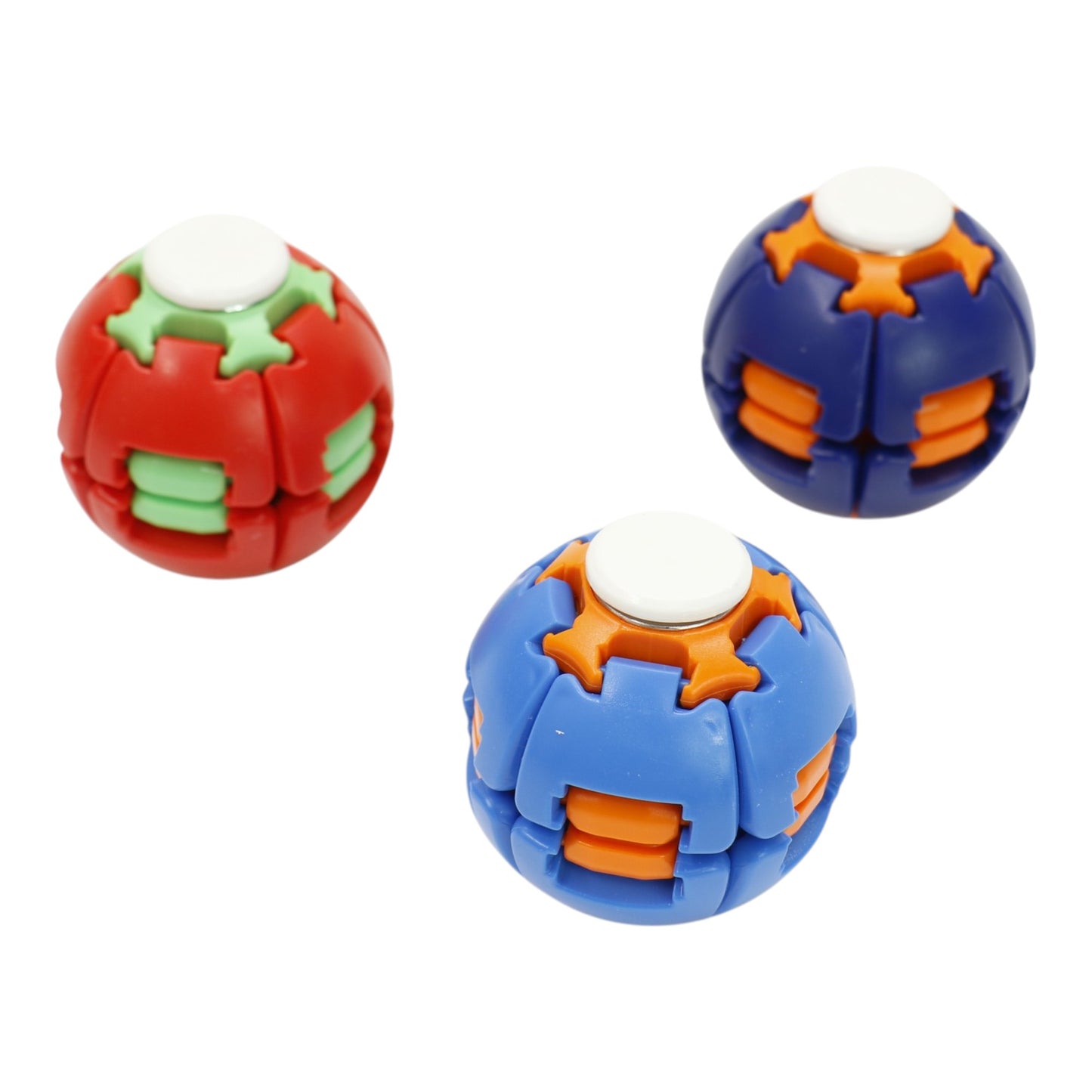 Press to Spin Fidget Spinner HelixCore Rotating Stress Ball Fidget Toy JT6723-2  (12PC)