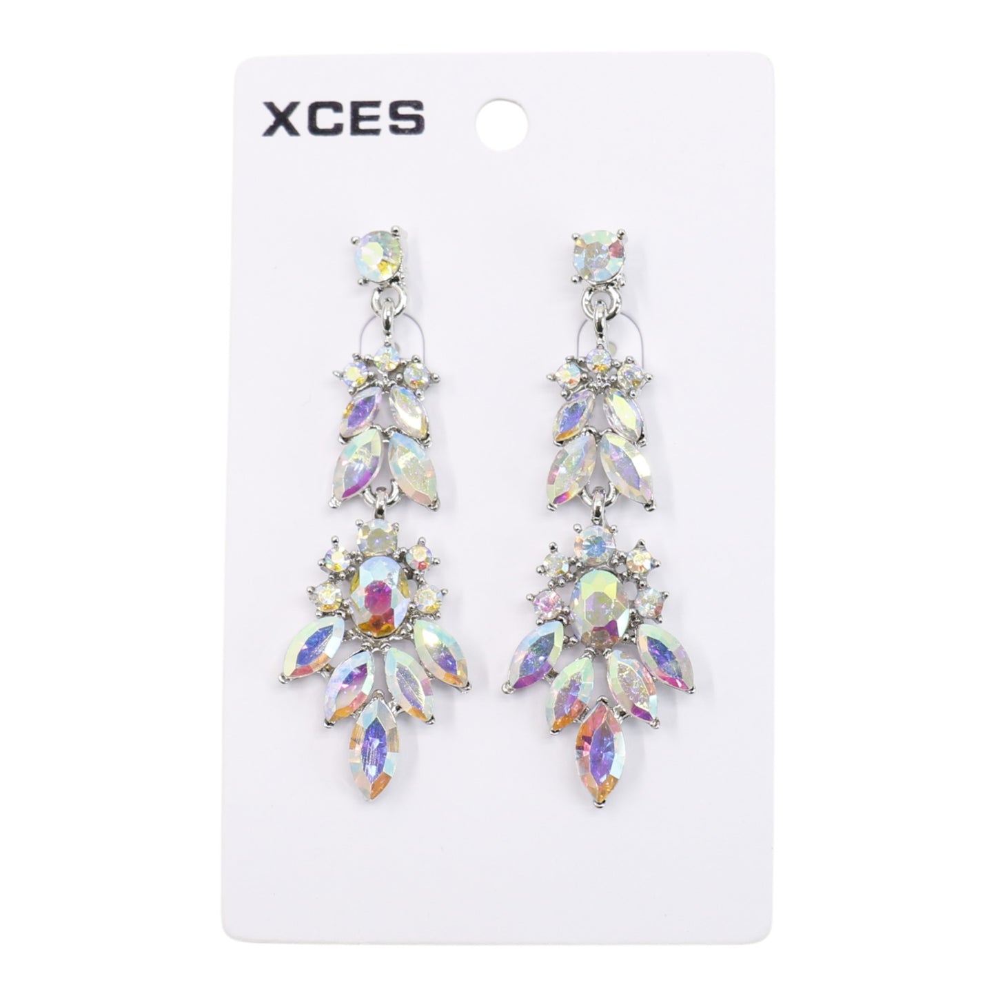 Oval Crystal Drop Bridal Earring JE7308 (3PAIR)