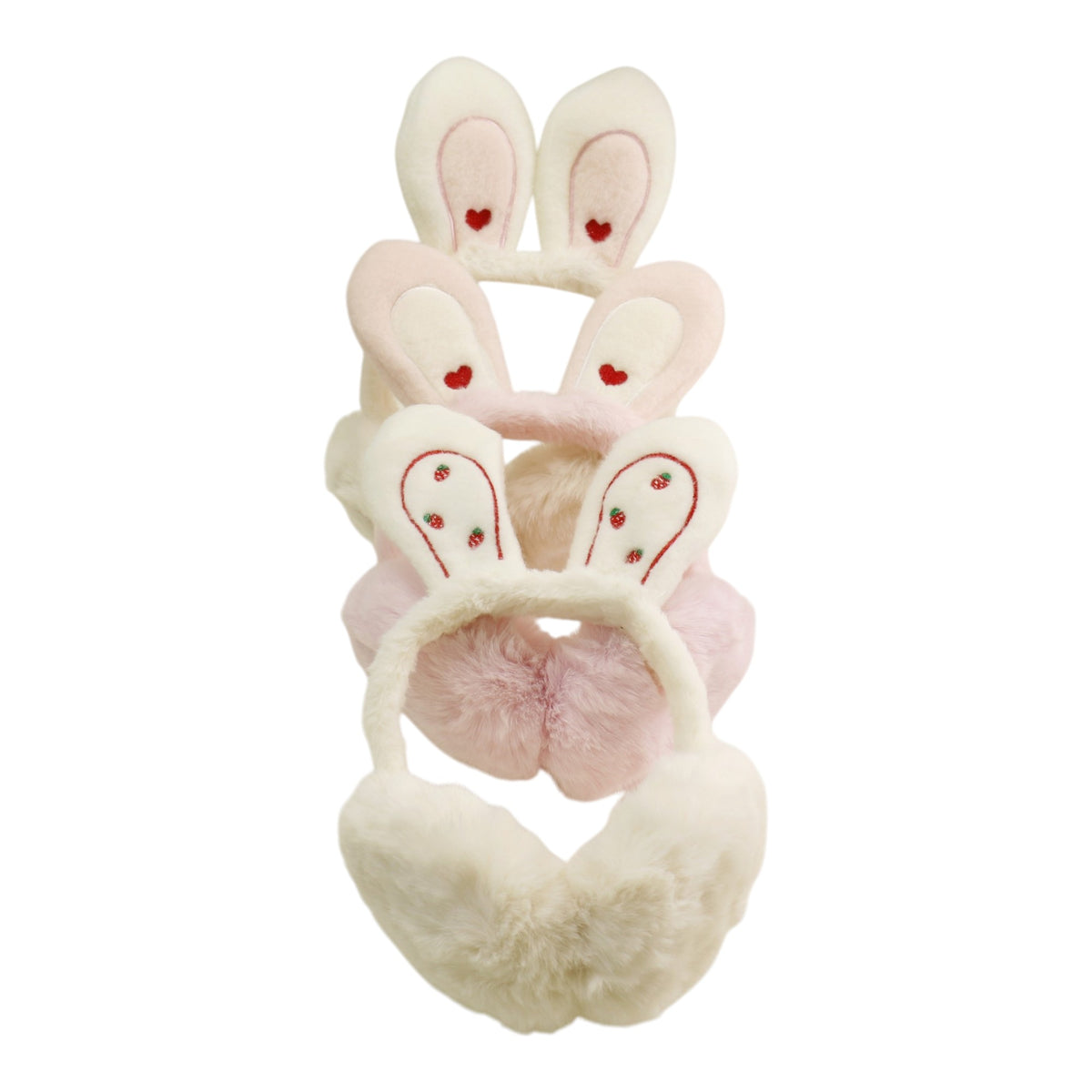 Winter Earmuffs Cute Bunny Ears Warmers Winter Headband SS6812-40 (12PC)