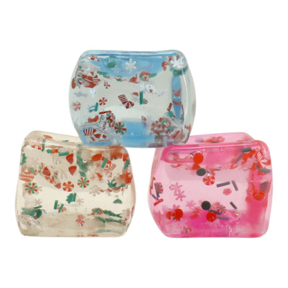 Christmas Cube Squishy Toy JT6820-15 (12PC)