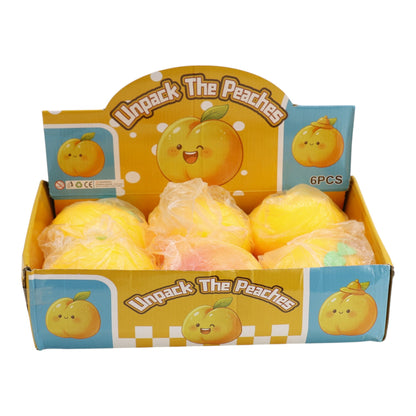 Jumbo Peach Flour Squishy Toy JT6608-9 (6PC)