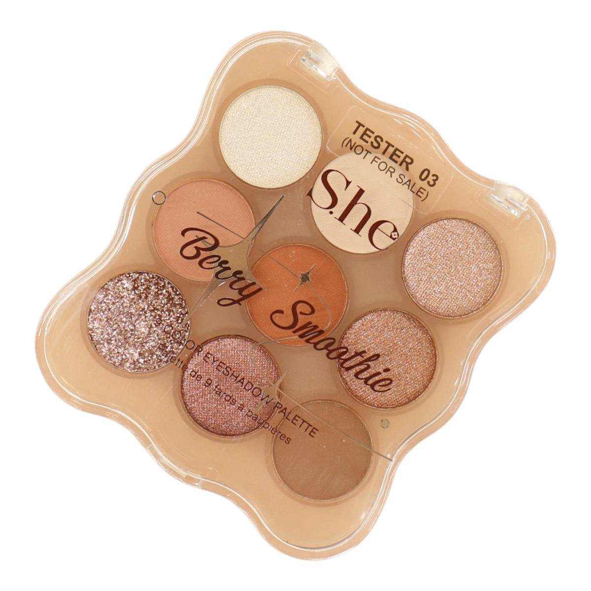 S. He 9 Color Eyeshadow Palette EP1086 (24PK)