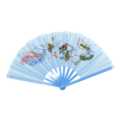 Dragon Large Traditional Perigon Line Dance Folding Fan 0640 (12PC)