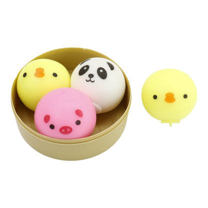 Mini Animal Ball Flour Squishy Toy JT6610-17 (12PC)