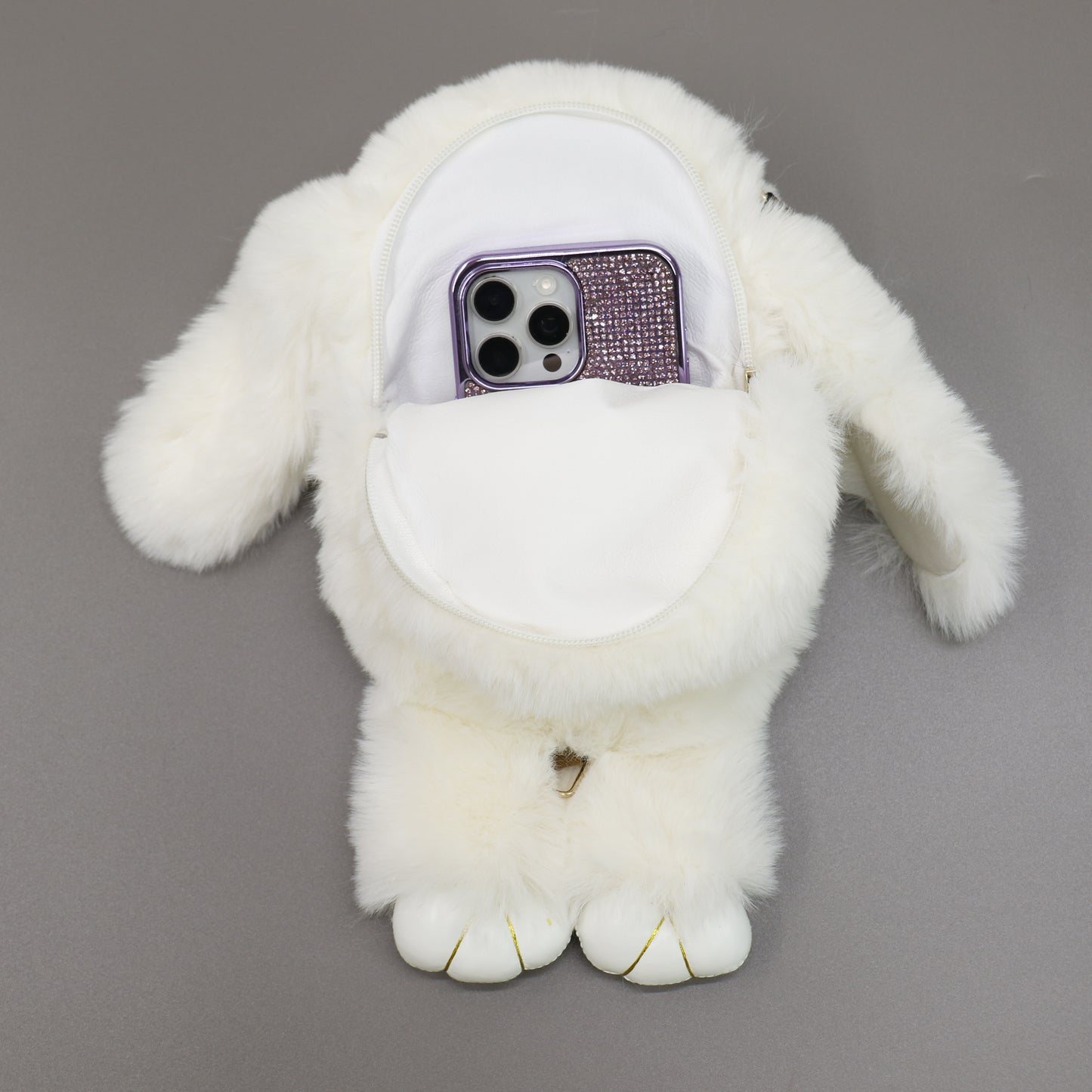 Pom Pom Bunny Crossbody Bag BG922 (3pc)