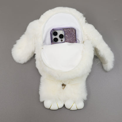 Pom Pom Bunny Crossbody Bag BG922 (3pc)