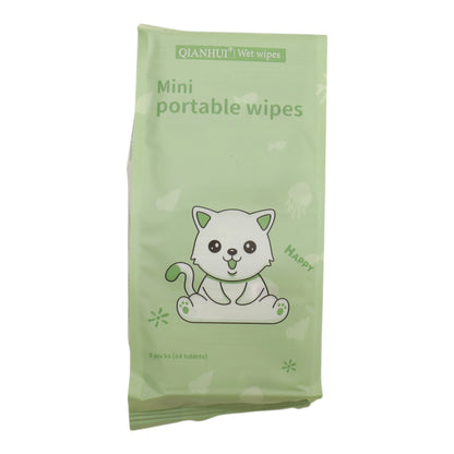 Cute Mini Portable  Wipes SJ0036 (12PK)