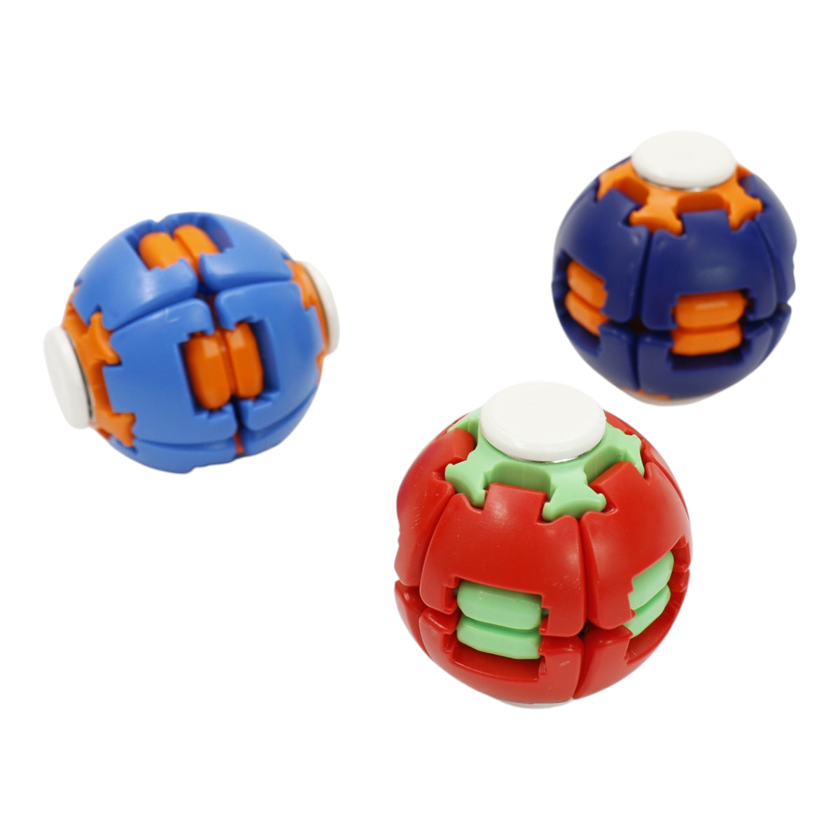Press to Spin Fidget Spinner HelixCore Rotating Stress Ball Fidget Toy JT6723-2  (12PC)