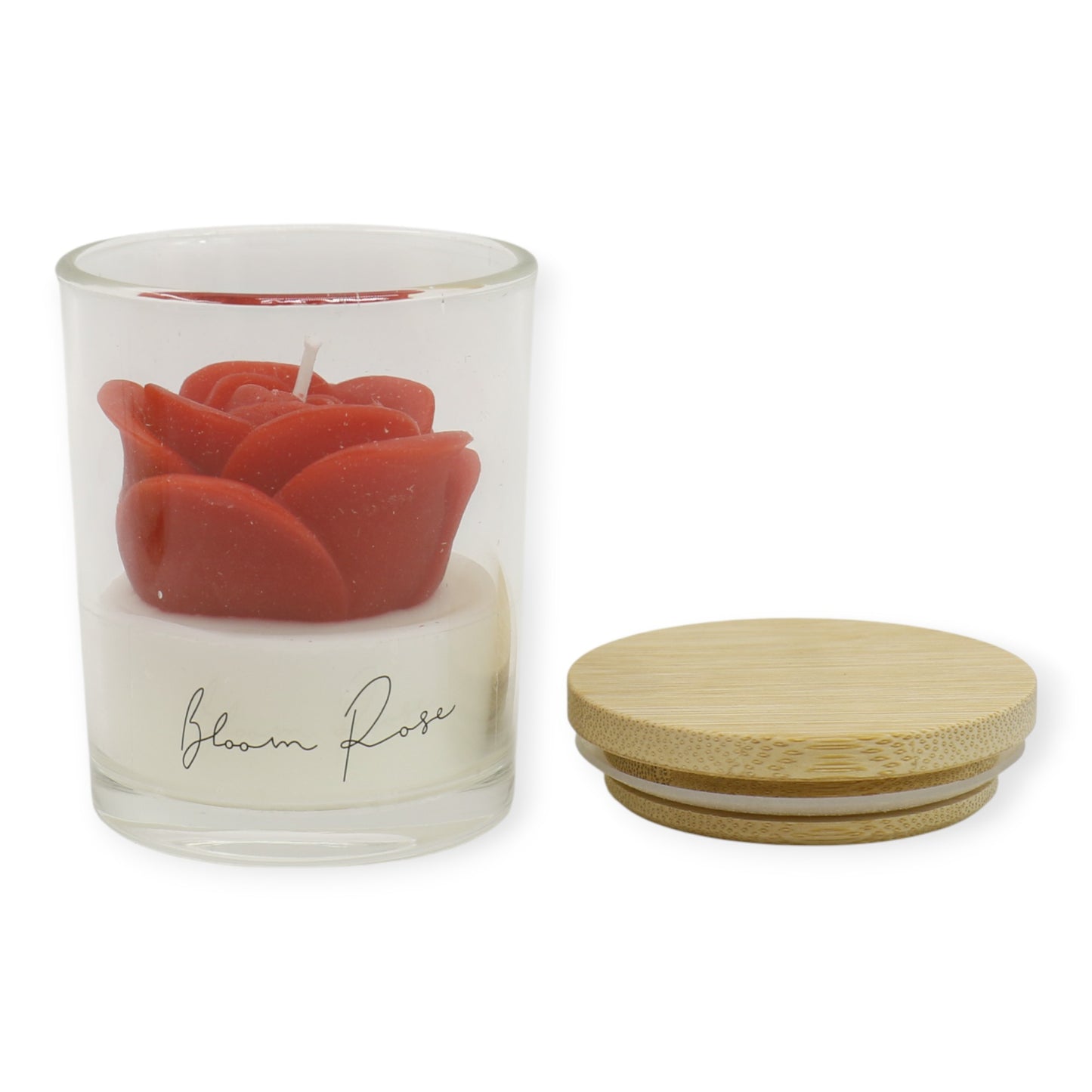 Rose Flower Fragrance Scented Candle SS51016-4 (2pc)