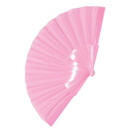 Solid Color Hand Held Folding Fan JF6323-1! (12PC)