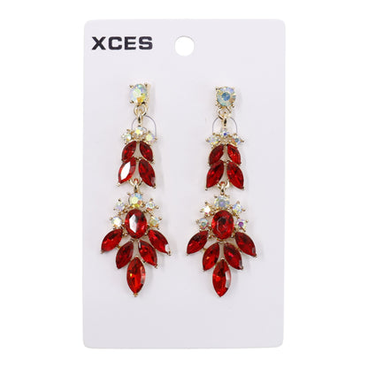 Oval Crystal Drop Bridal Earring JE7308 (3PAIR)