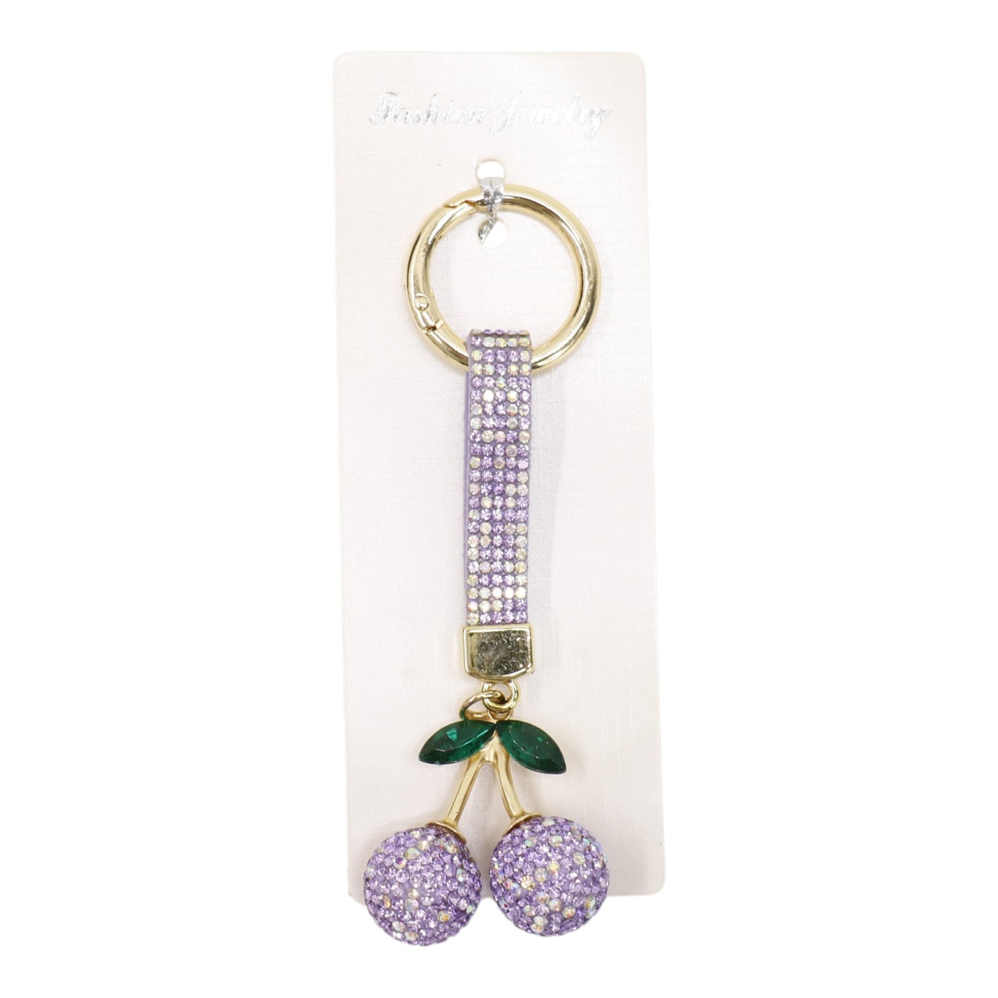 Cherry Rhinestone Keychain and Bag Charm JK6228-3 (12)