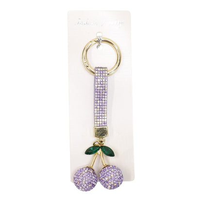 Cherry Rhinestone Keychain and Bag Charm JK6228-3 (12)