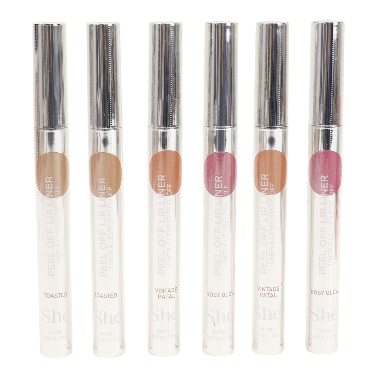 S. he Peel Off Lip Line LL1072 (36PC)