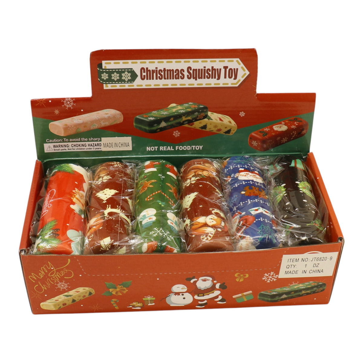 Christmas Squishy Toy JT6820-9 (12PC)