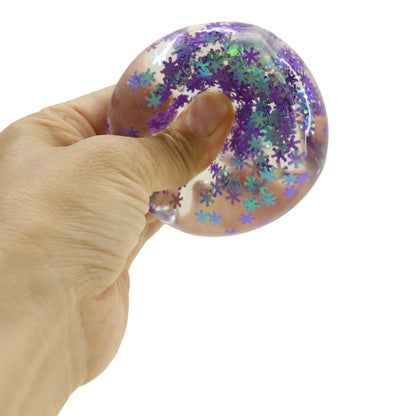 Colorful Glitter Cube Squishy Toy JT6608-7 (12PC)