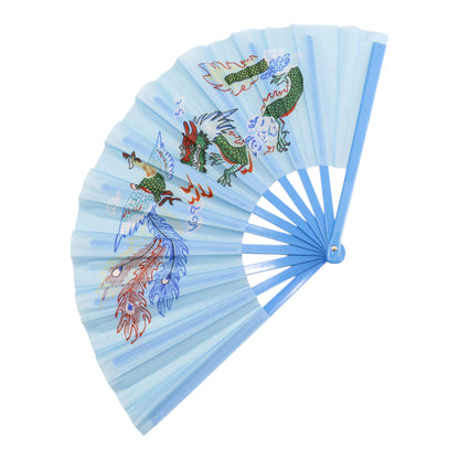 Dragon Large Traditional Perigon Line Dance Folding Fan 0640 (12PC)