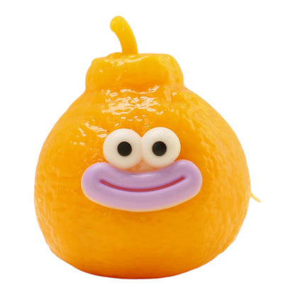 Goofy Smile Orange Tangerine Fluffy Slime Filled TPR Squishy Toy JT6831-11 (12PC)