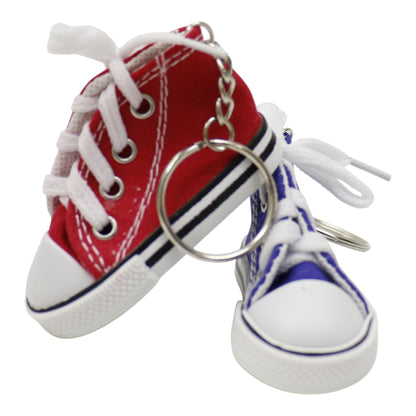 Cute Canvas Rubber Sole Sneakers Key Chain KC5909-4 (12PC)