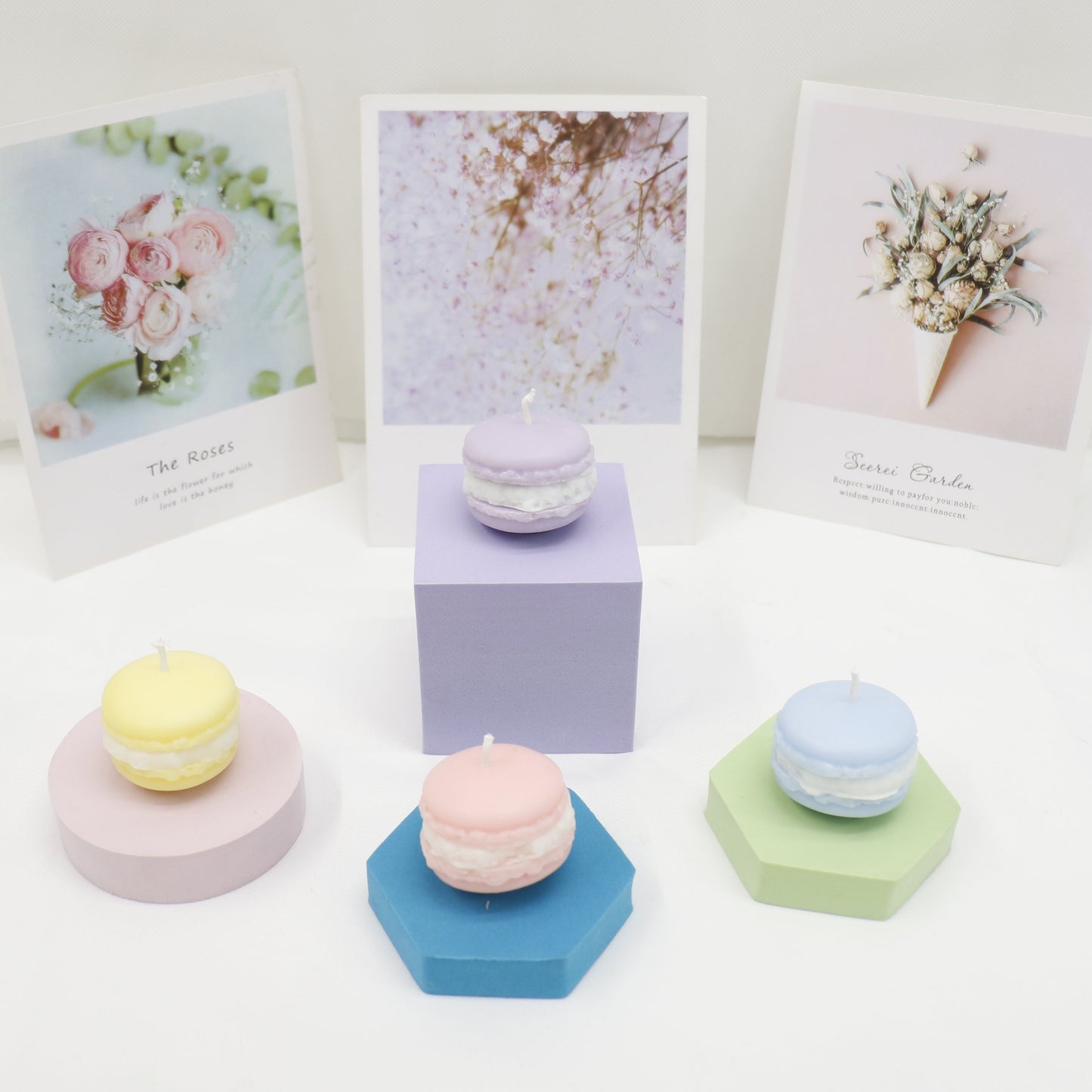Macaron Shape Scented Candle SS41106-17. (12PC)