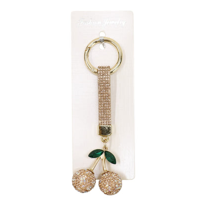 Cherry Rhinestone Keychain and Bag Charm JK6228-3 (12)