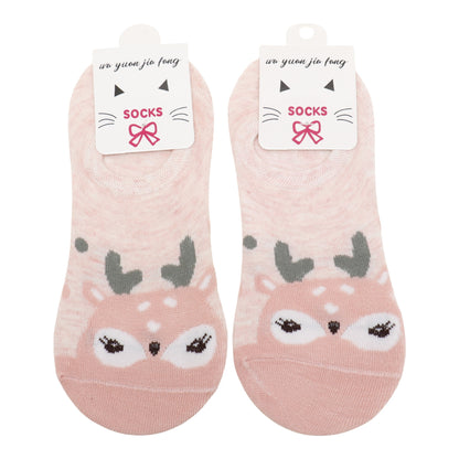 Women's Cute Animal Cartoon Fake Socks SS3208-108. (12PC)