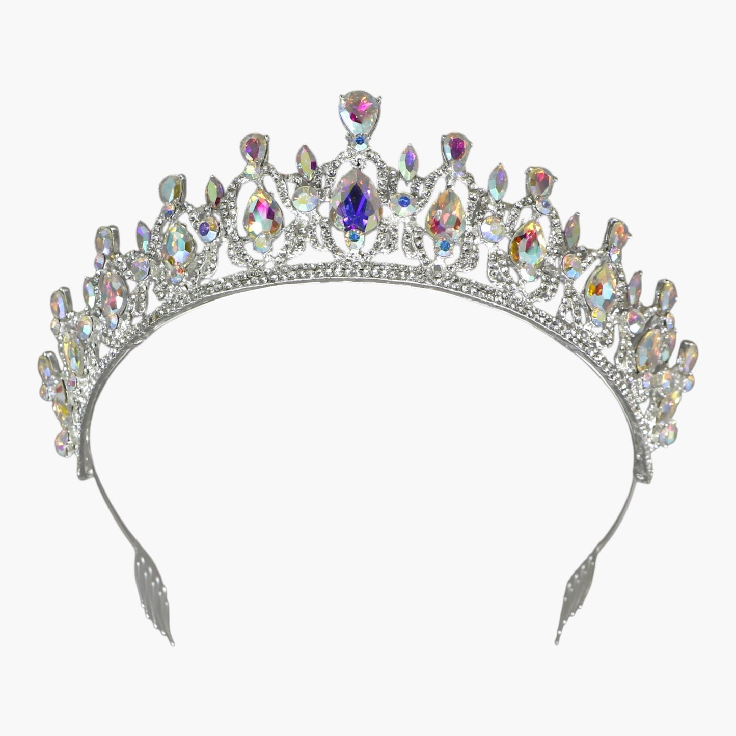 Crystal Tiara Crown HT0939 (2PC)