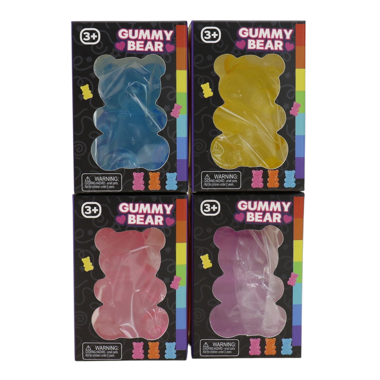 Maltose Sugar Gummy Bear Colorful Squishy Toy 106574 (12PC)
