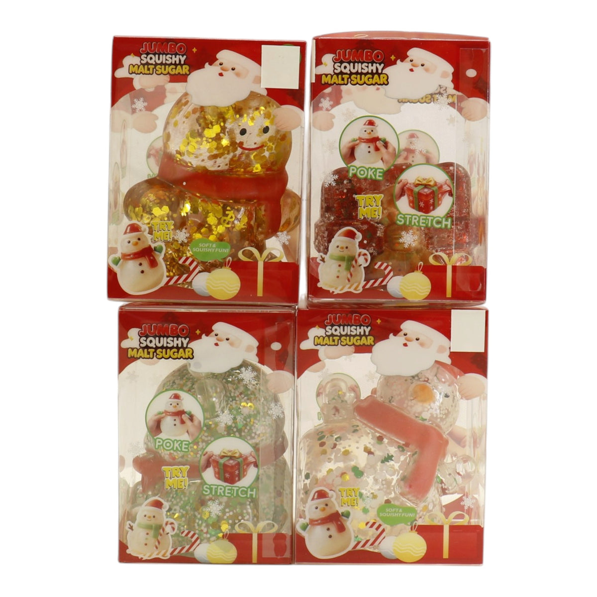 Christmas Squishy Toy JT6820-10 (12PC)