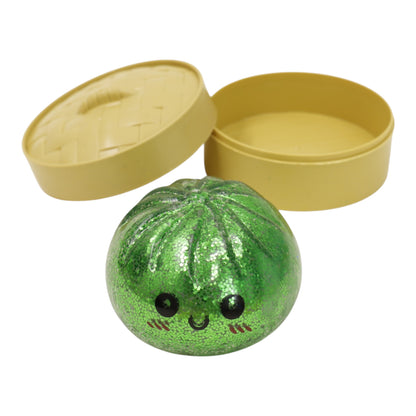 Glitter Squishy Dumpling Filled With Beads Toy SS417-3(12PC)