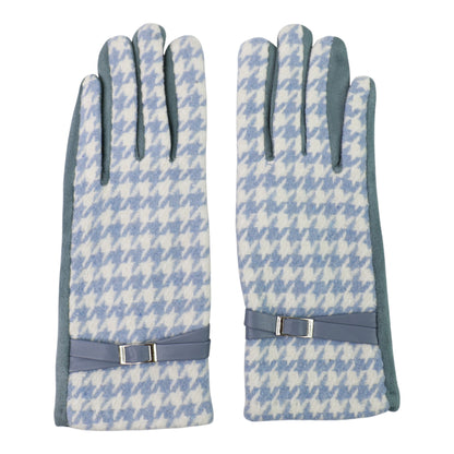 Women's Houndstooth Touch Screen Gloves GL183.. (12PAIR)
