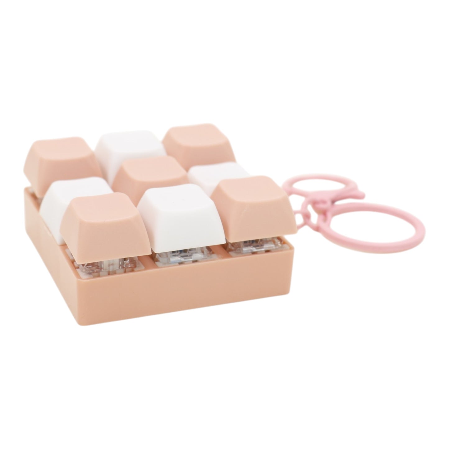 Colorful Keyboard Clicky Keycap Fidget Keychain  SS6426-1 (12)