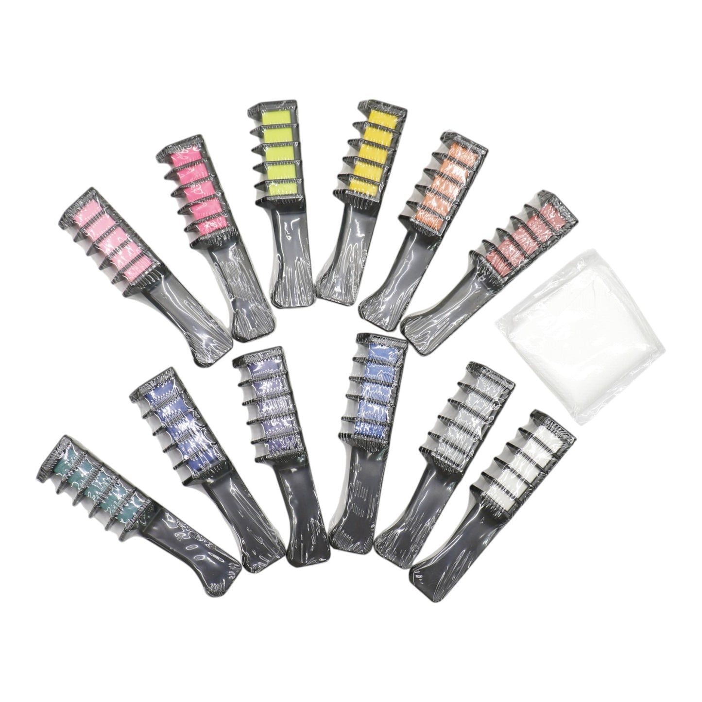Temporary Hair Color Chalk Comb DM4127-5 (12PC)