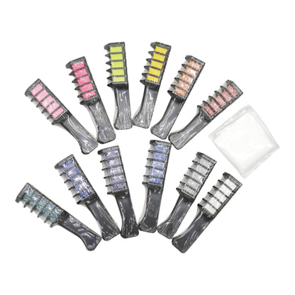 Temporary Hair Color Chalk Comb DM4127-5 (12PC)