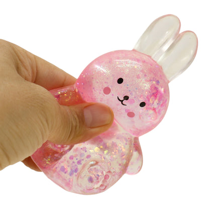 Glitter Maltose Sugar Bunny Squishy Toy SS6510-203 (12PC)
