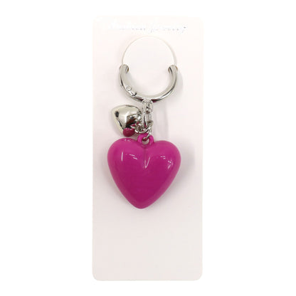 Double Sided Heart Keychain KC511-86 (12PC)