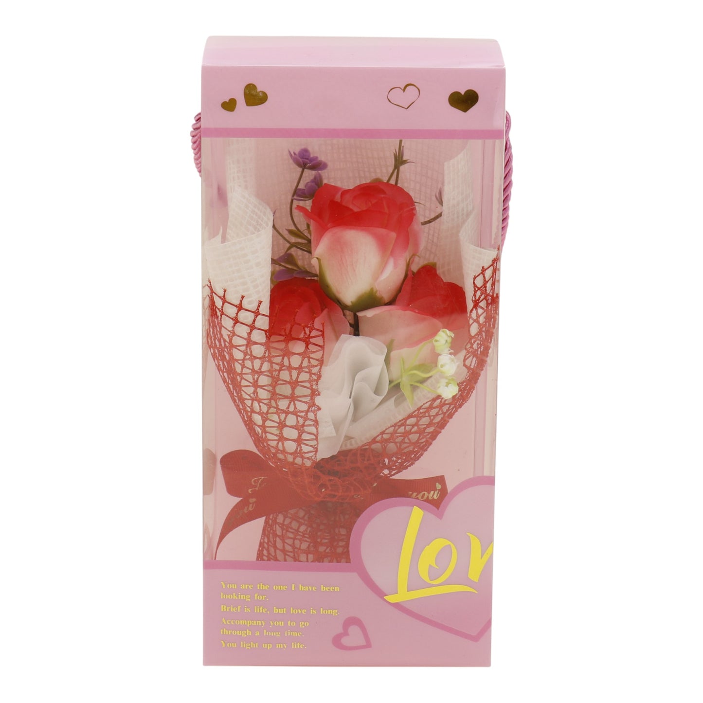 Three Rose Artificial Bouquet Gift  VT5111-9 (1 PACK )