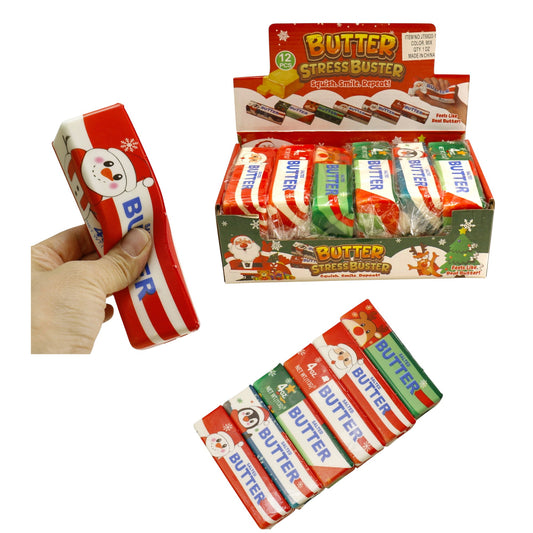 Christmas Salted Squishy Butter Toy JT6820-1 (12PC)